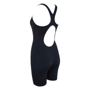 ZOGGS BLACK WOMENS COTTESLOE LEGSUIT E+