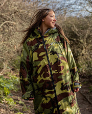 Dryrobe Advance Youth Long Sleeve - Camo/Grey