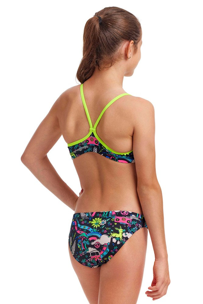 GIRL S HIPPY DIPPY RACERBACK TWO PIECE Swim T3