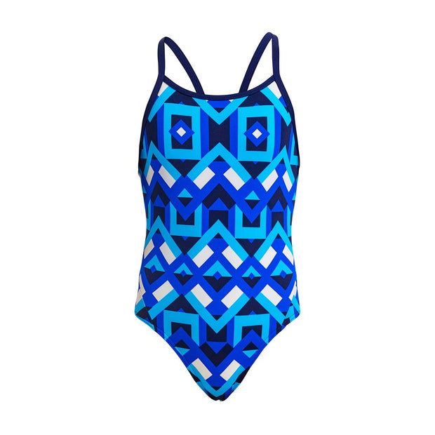 GIRL'S GEE A GEO DIAMOND BACK ONE PIECE