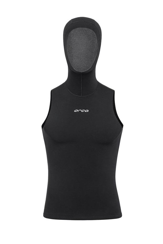 ORCA HEATSEEKER VEST WITH HOOD BLACK