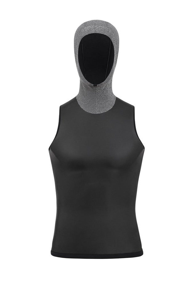 ORCA HEATSEEKER VEST WITH HOOD BLACK